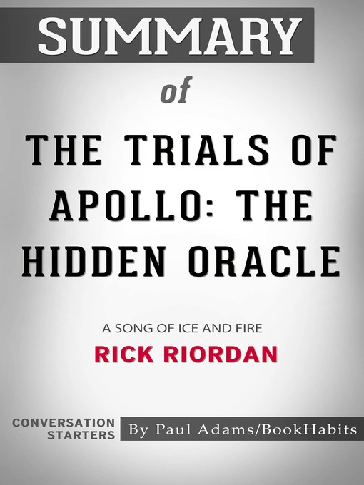 Upplýsingar um Summary of the Trials of Apollo eftir Paul Adams - Biðlisti